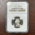 1963 Washington Silver Proof Quarter NGC PF 67 Star Cameo! Stunning Star Cameo!