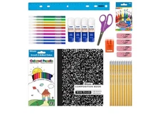 BAZIC Products School Kit Pack 60 COUNT School Supply Box - BUNDLE NEW IN BOX