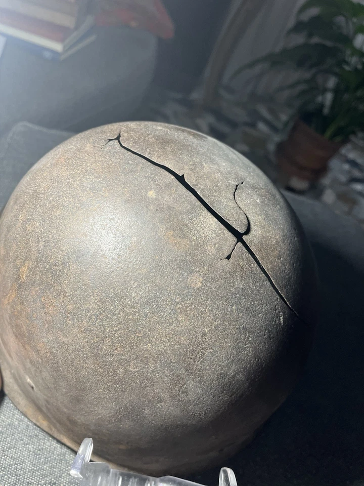 Elmo URSS Riutilizzo German Ww2 Originale Relic - Immagine 4 di 4