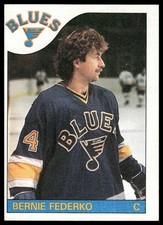 1985-86 Topps #104 Bernie Federko St. Louis Blues