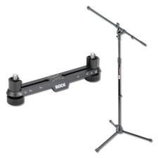 Rode SB20 Stereo Array Spacing Bar with On-Stage MS7701B Tripod Microphone Stand