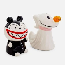 Disney The Nightmare Before Christmas Zero and Teddy Salt and Pepper Shaker Set