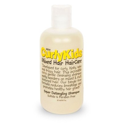 CurlyKids Mixed Haircare Super Detangling Shampoo, 8 Oz