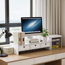 Monitor Stand Riser Screen Shelf Desk Organizer for Computer Laptop