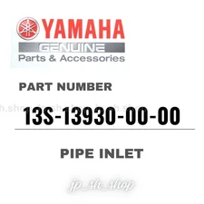 YAMAHA Genuine OEM Parts PIPE INLET 13S-13930-00-00 for R6