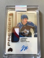 2025 UD PREMEIR#AR-JP JASON POLIN ROOKIE BRONZE AUTO PATCH 36/249