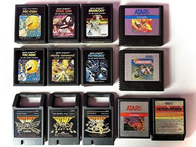 Lot Of 13 Vintage Atari 2600 5200 & Magnavox Odyssey 2 Games UNTESTED 