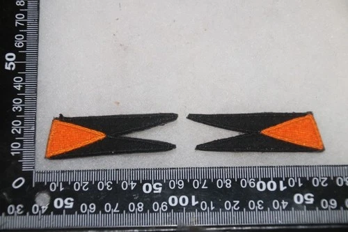 WW2 POLISH HQ  10TH ARMOURED BRIGADE CLOTH COLLAR PENNANTS NICE COPIES