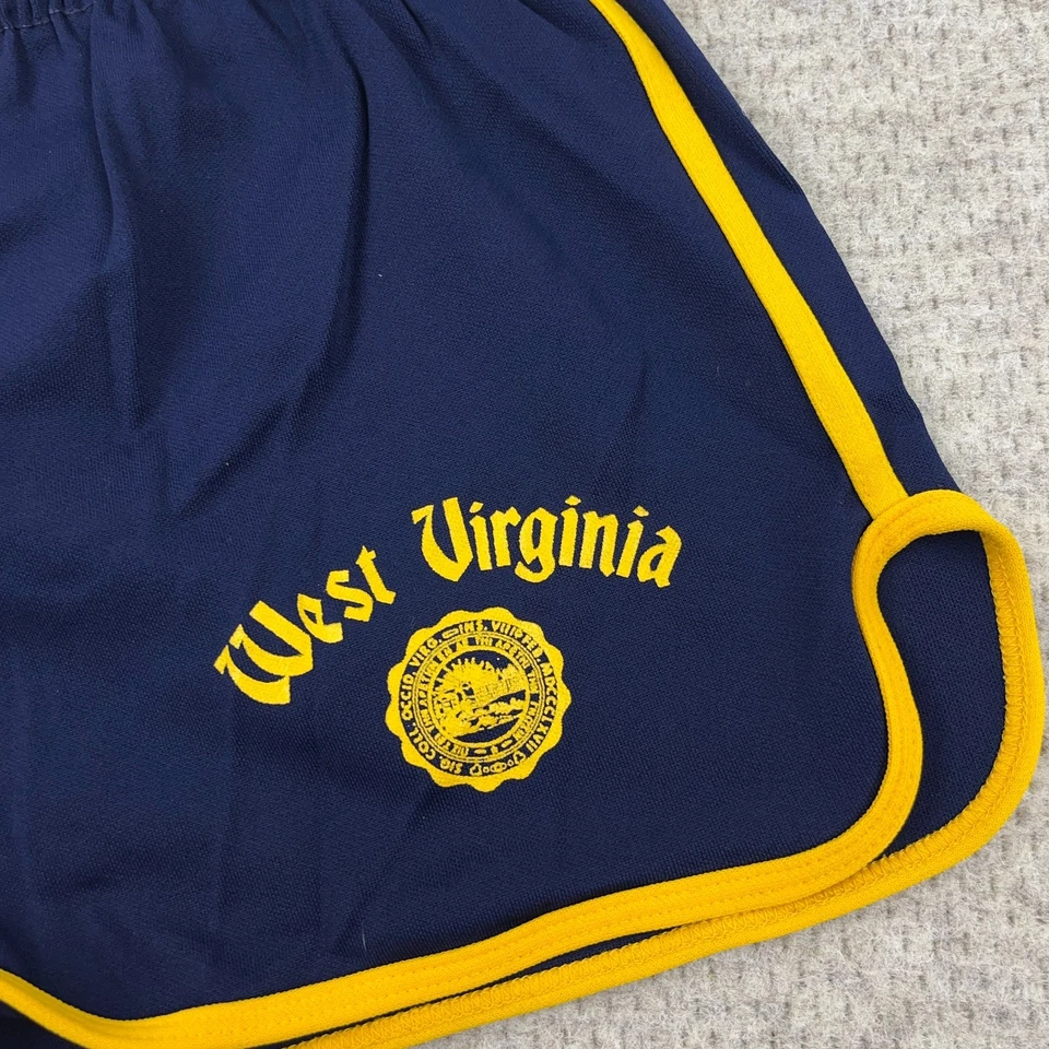 Vintage West Virginia Mountaineers Shorts Men XL 70s Champion USA WVU Running - Image 4 of 4