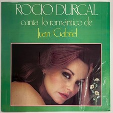 ROCIO DURCAL-CANTO LO ROMANTICO DE JUAN GABRIEL-1982 MEXICAN LP TRANSLUCENT WAX