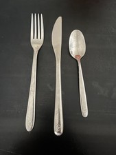 Flugzeugbesteck/ Airlinebesteck Messer & Gabel & Kaffeelöffel - LUFTHANSA (LH)