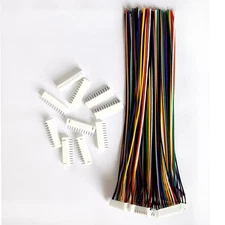 BOJOUL for 10 Sets JST XH 2.54mm 11 Pin Male Connector and 26AWG Female Conne...