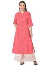 Women's Cotton Blend A-Line Salwar Suit