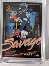 2024 Panini Luminance #SAV-DHY Derrick Henry Savage Orange #/100