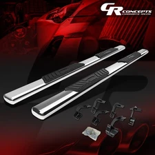 CHROME 5" SIDE STEP BAR RUNNING BOARDS FOR 2015-2020 FORD F150 SUPER CREW CAB