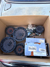 1991 Corvette C4 Oem Bose Gold Cd Cassette Cdm Speakers Amps Working