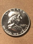 1957 Franklin Half Dollar - Proof - As Shown! (#1830)