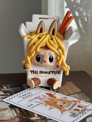 Original POP MART Labubu The Monsters Wacky Mart Series Figur - Chow Mein  -