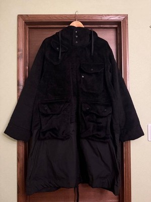Engineered Garments 23AW Over Hoodie Polyester Wool Shaggy 2WAY Parka