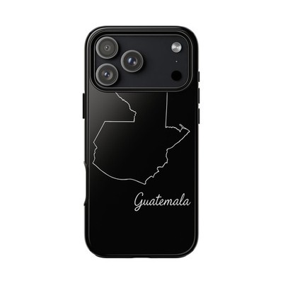 Guatemala Map Outline Phone Case iPhone Samsung Pixel Minimal Country Case