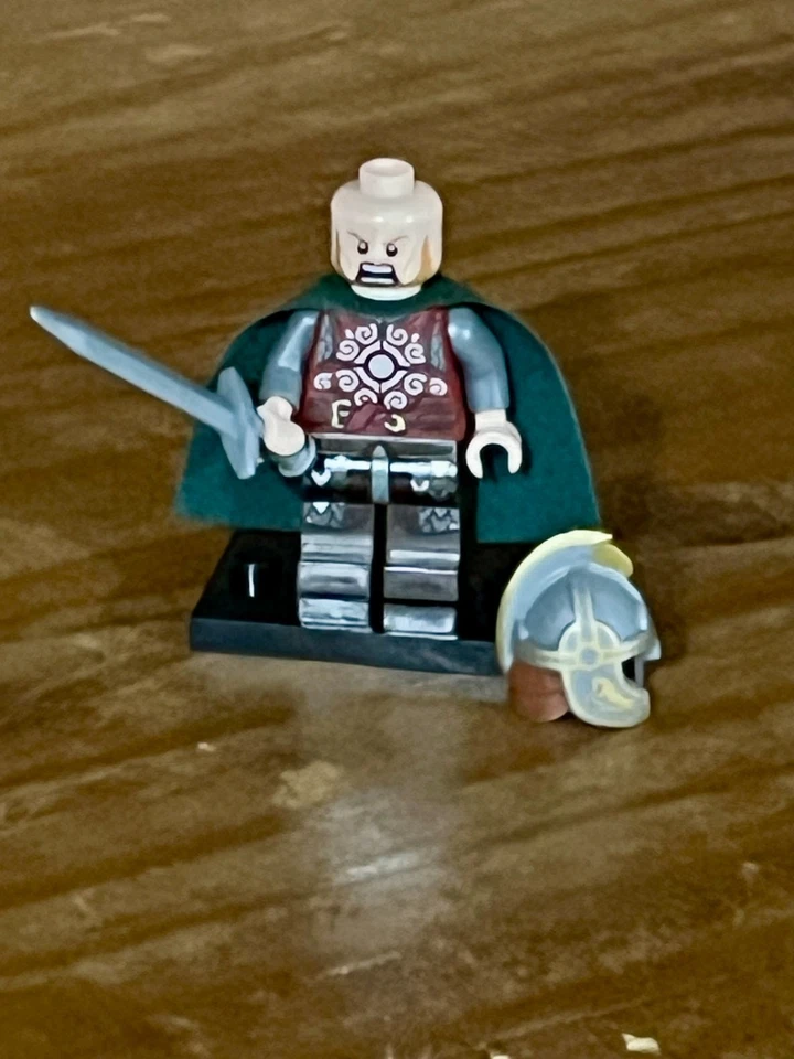 LEGO LOR Eomer (lor010) con casco original, capa y espada excelente estado Foto 2 de 4