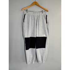 The North Face Mens Gray Black Colorblock Jogger Sweatpants Size Large NF0A5A6S