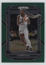 2023 Panini Prizm WNBA Green Prizm Queen Egbo #78 13cr