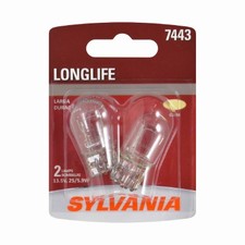 7443 Long Life Miniature Clear Bulb, 7443LL BP2, 2-Pk. - 34536