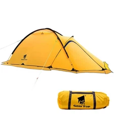 Portable 2 Person 4 Season Camp Tent Waterproof Backpacking Tent Double Layer...