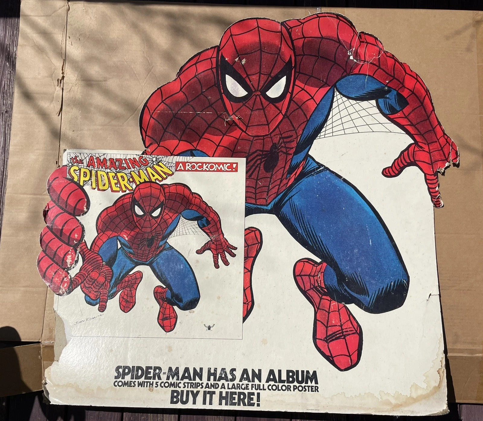 Spider-Man LP Store Display- Rock Superheroes- 5 Awesome Things on eBay this week