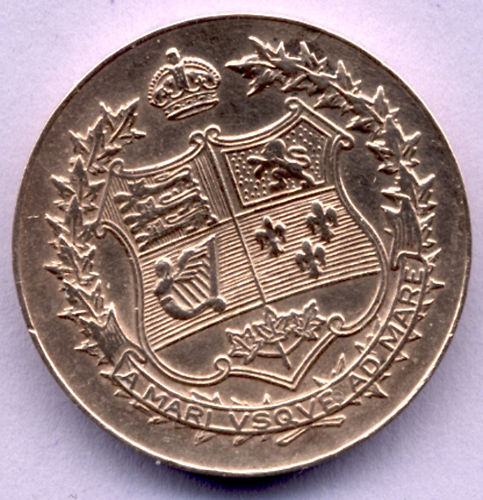 Canada 1867 1927 Confederation Medal Bronze Token AU | eBay