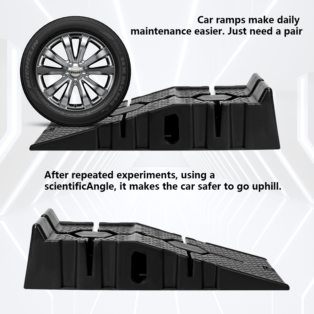 Plastic Ramp For Van Heavy Duty 5 Ton Low Rise Car & Van Ramps Plastic Strong & Heavy Duty ...