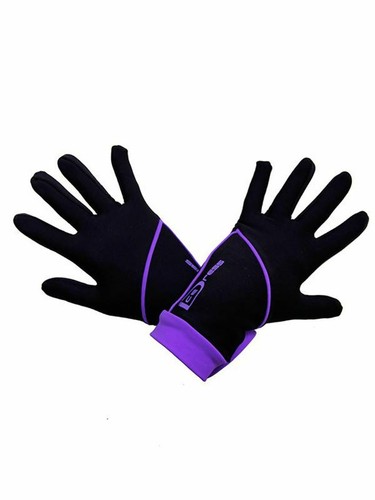 Icedress - Thermal Figure Skating Gloves "IceDress" (Black and Purple) - Picture 2 of 7