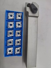 For Aluminium MCLNR 5/8" H12 Lathe Tool Holder 10pcs CNMG120404 Carbide Insert