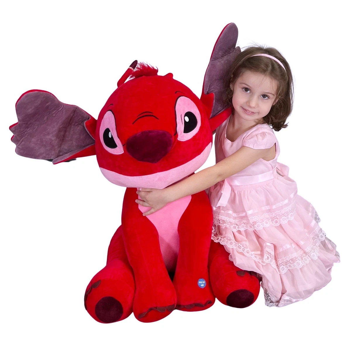 Disney Stitch & Angel XXL avec Son Original du Film Peluche Peluche