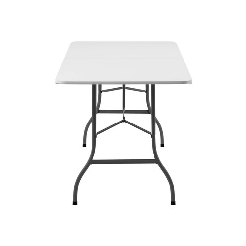 Gastro Klapptisch groß klappbarer Tisch draußen Falttisch Weiß 150 kg - Bild 6 von 8