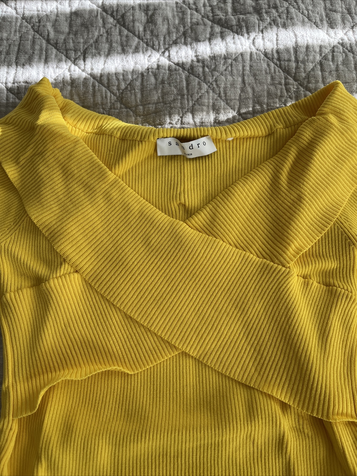 Sandro Yellow Top - image 2