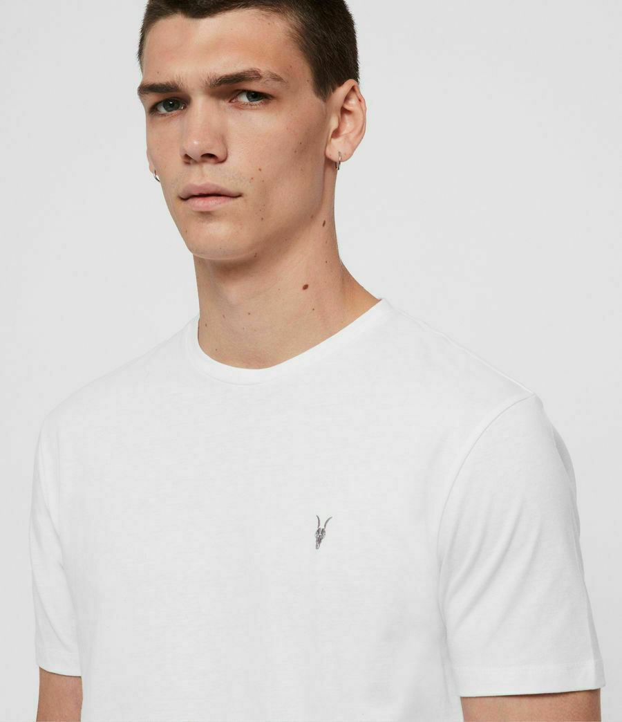 All Saints Mens Crew Neck Cotton Designer Tonic Short Sleeve T Shirt
