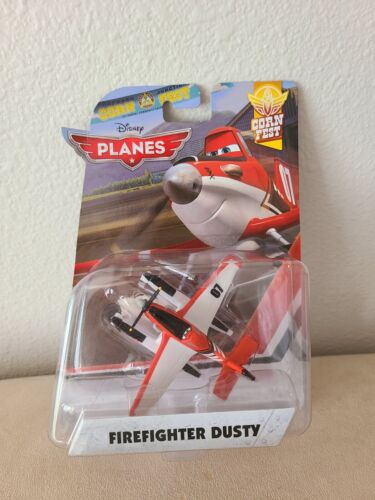 New Sealed 2014 Mattel Disney Pixar Planes Corn Fest Firefighter Dusty RARE - Picture 1 of 3