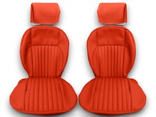 Sitzbezüge Bezüge für Fiat 124 Spider Baujahr 1966-1978 rot