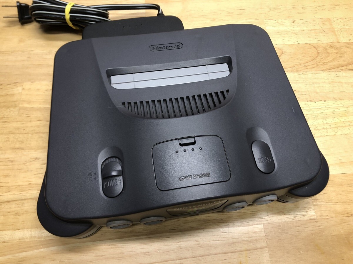 Nintendo 64 Console in Box & Authentic Grey Controller with Tight