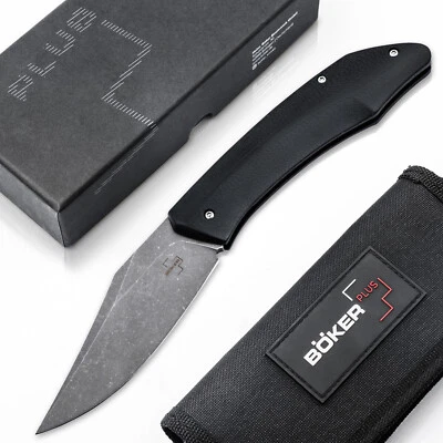 BÖKER PLUS BOKER PLUS® SamoSaur Pocket Knife 3.43" D2 Blade G10 Handle Slipjoint - 01BO499