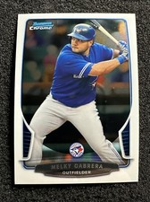 MELKY CABRERA #182 2013 Bowman Chrome Toronto Blue Jays