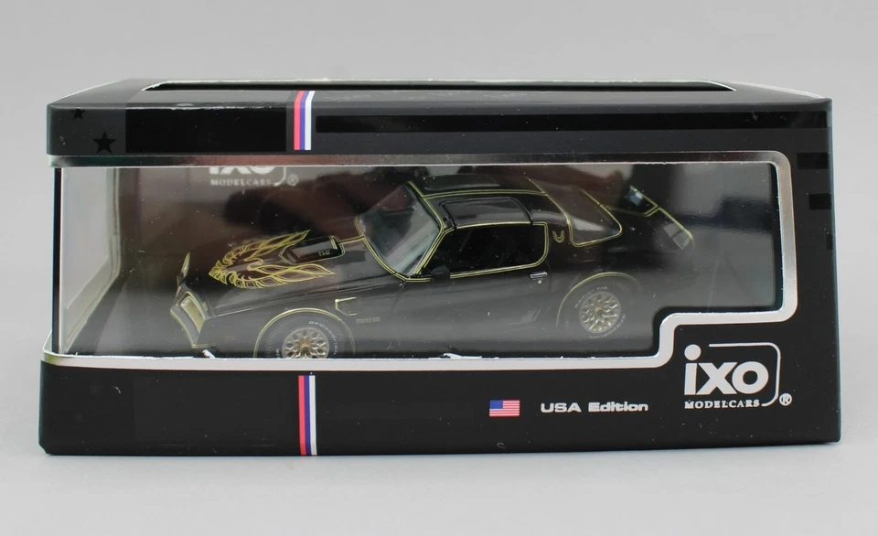 1:43 IXO Models *BLACK* 1977 Pontiac Firebird Trans Am *DIECAST* NIB! - Image 4 of 4