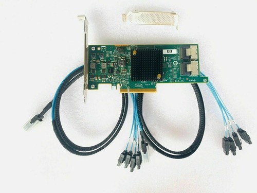 HP H220 6Gbps SAS PCI-E LSI 9205-8i IT Mode for ZFS FreeNAS unRAID + 2*8087 SATA - Picture 2 of 3