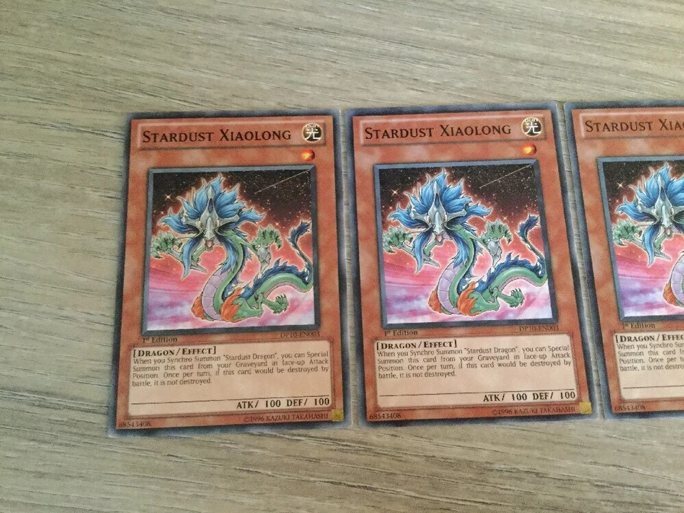 DP10-En003 3x Stardust Xiaolong Yugioh Card English - Image 2 of 3