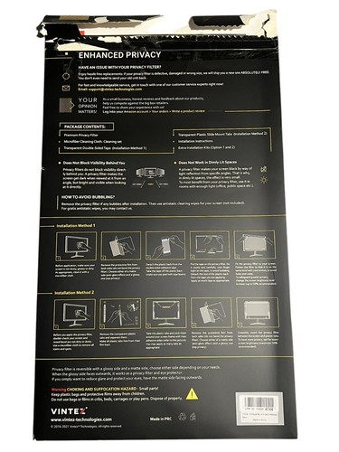 VINTEZ 31.5" Privacy Screen Filter for 16:9 Widescreen Monitors - Anti-Glare - 第 14/15 張圖片