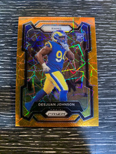2023 Panini Prizm Orange Lazer Desjuan Johnson ROOKIE #356 - Los Angeles Rams 1A