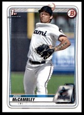 2020 Bowman Draft Zach McCambley G113 Miami Marlins #BD-112