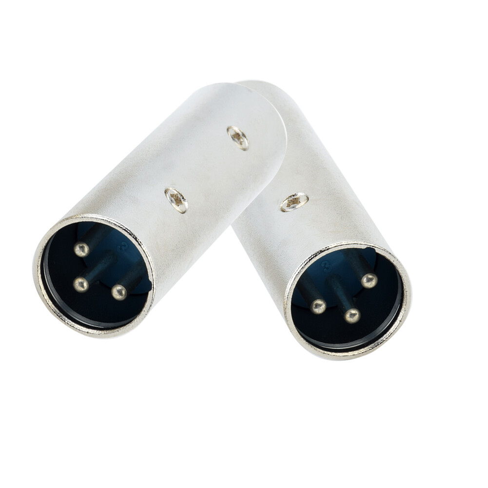 Yuemsh 3-Pin XLR Adapter – 90 Grad Winkel, Weiblich Auf Weiblich – 30 Cm, Alufolie & Doppelschirmung Für Studio & Live